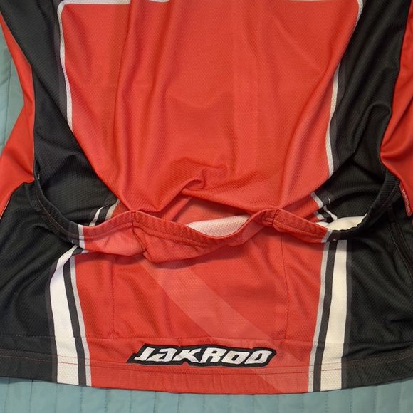 Jakroo Sport-Cut Fit Style Cycling Shirt Full Zip Unisource Back Pockets Men 2XL - Picture 11 of 12